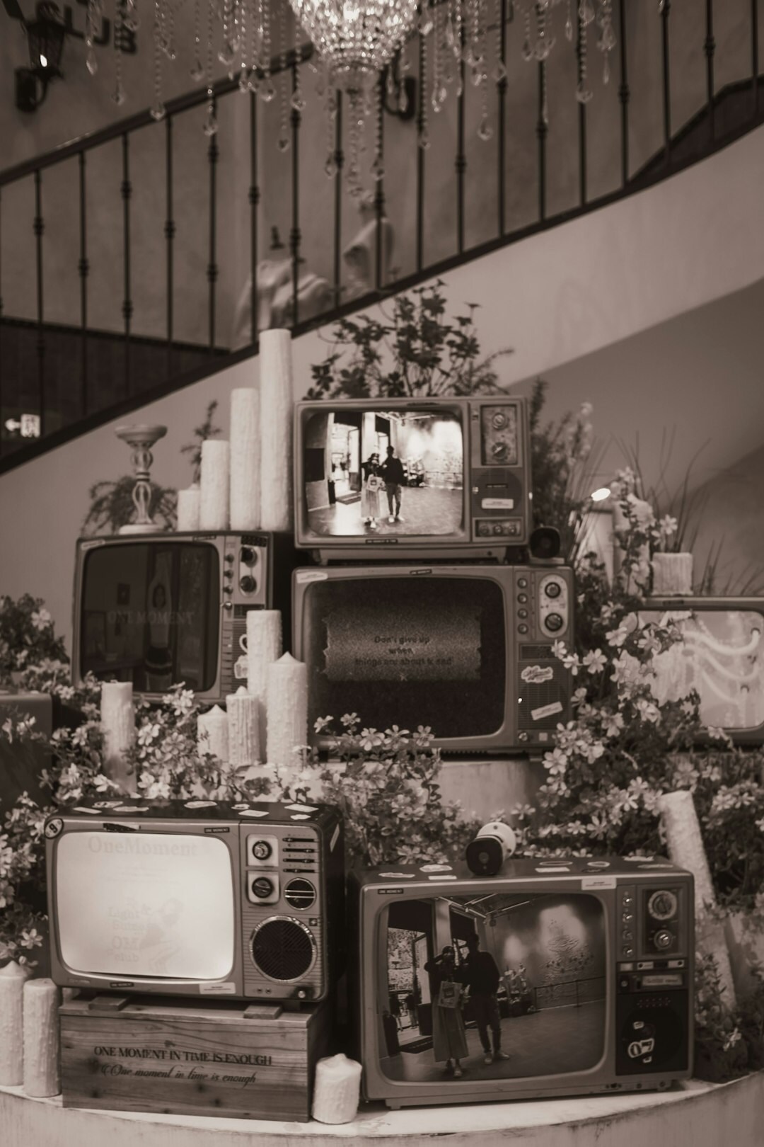 retro tv show scene