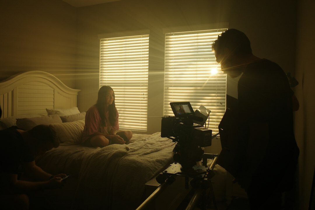 modern tv series scene