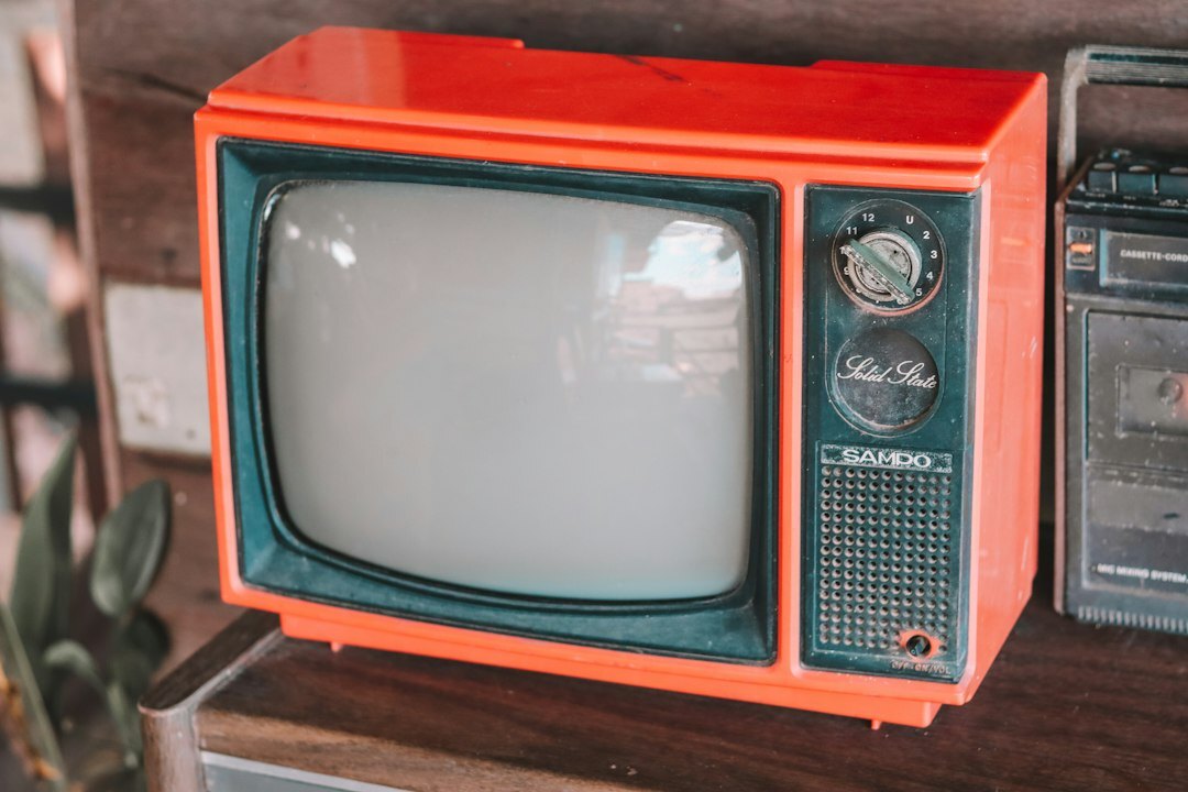 vintage television equipment